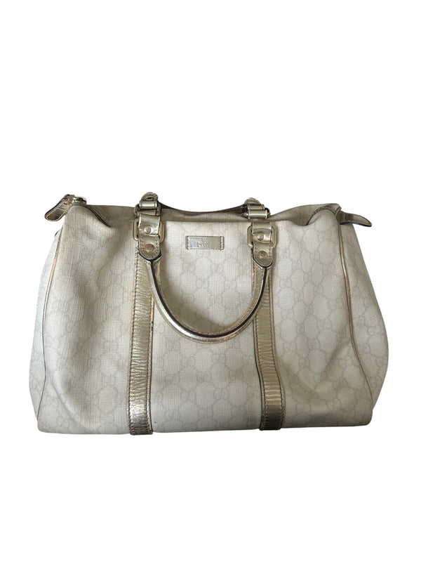 Sac Gucci Boston Monogramme Beige