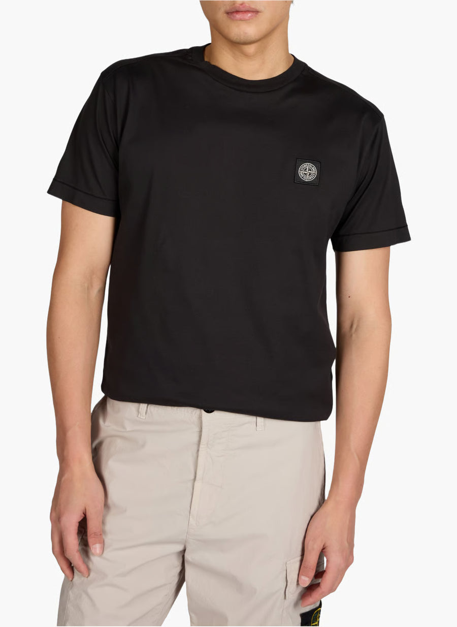 T-Shirt Stone Island Coton Classique Noir