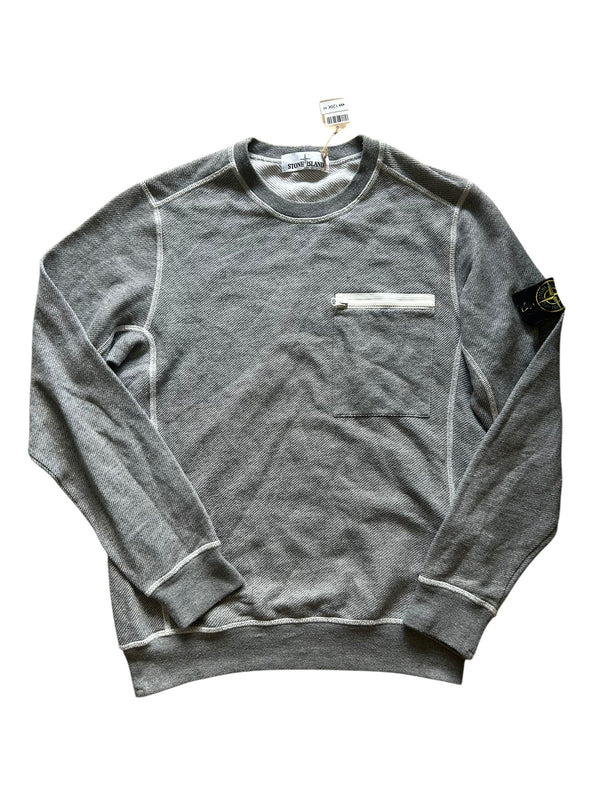 Pull Stone Island Pocket Gris