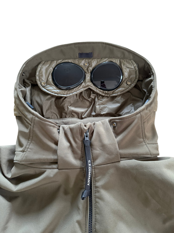 C.P. Company - Veste Bi-Matière Kaki