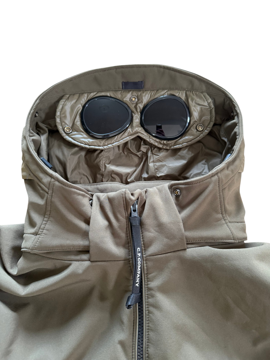 C.P. Company - Veste Bi-Matière Kaki