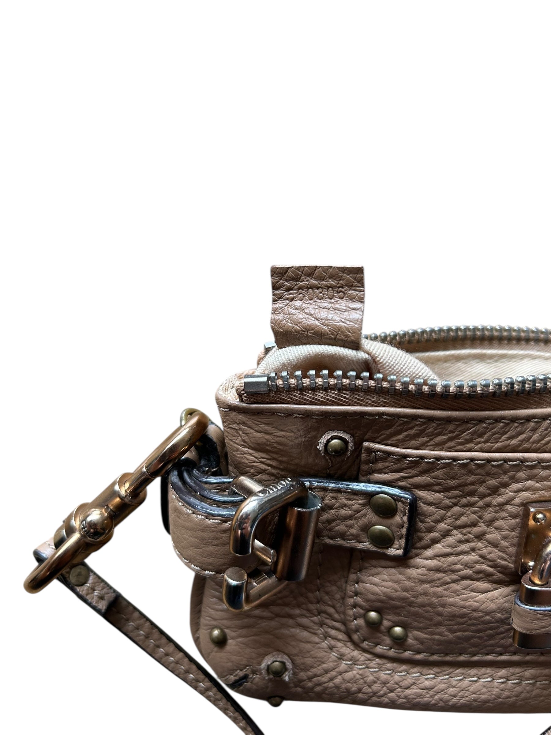 Sac baguette Chloé paddington marron clair