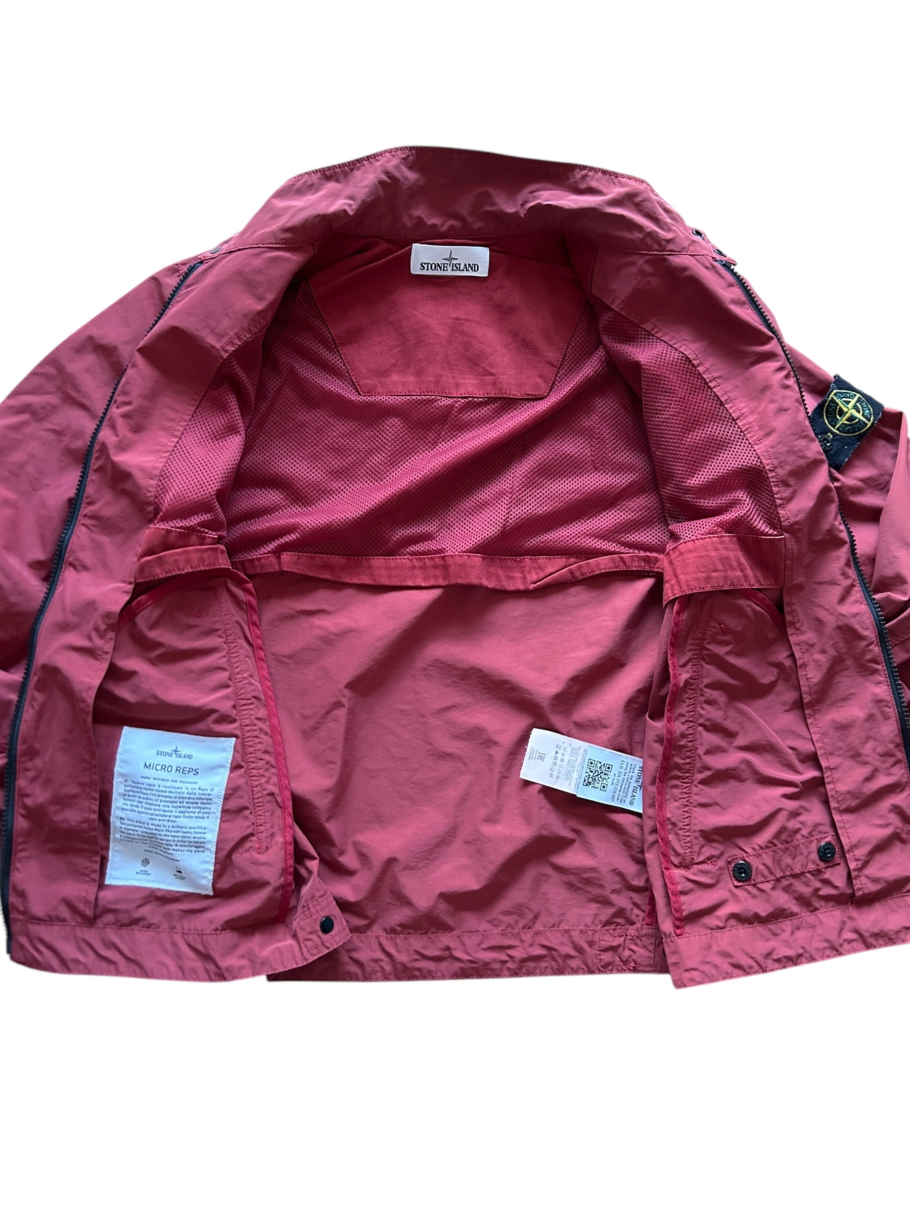 Blouson stone Island rouge tc