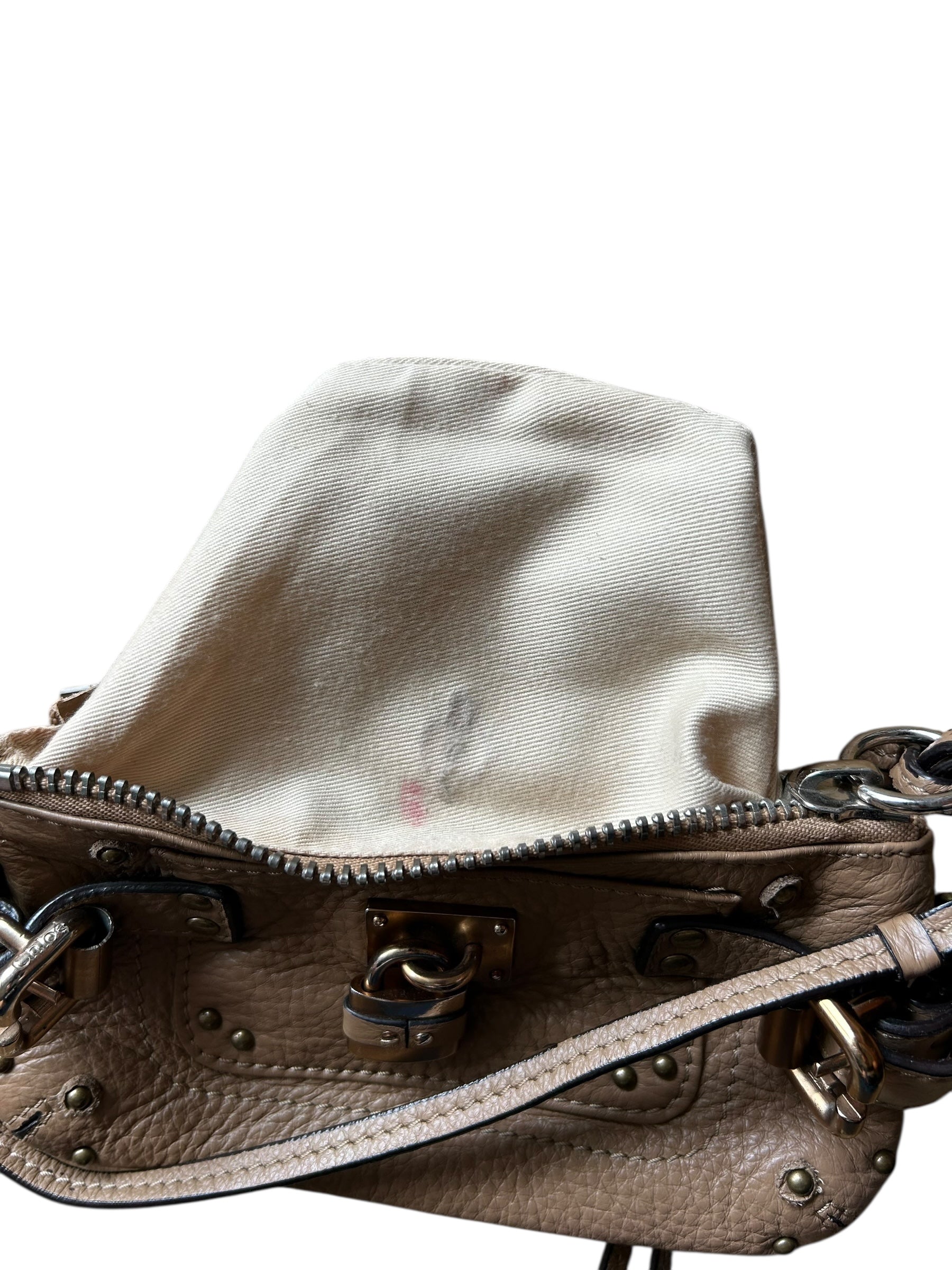 Sac baguette Chloé paddington marron clair