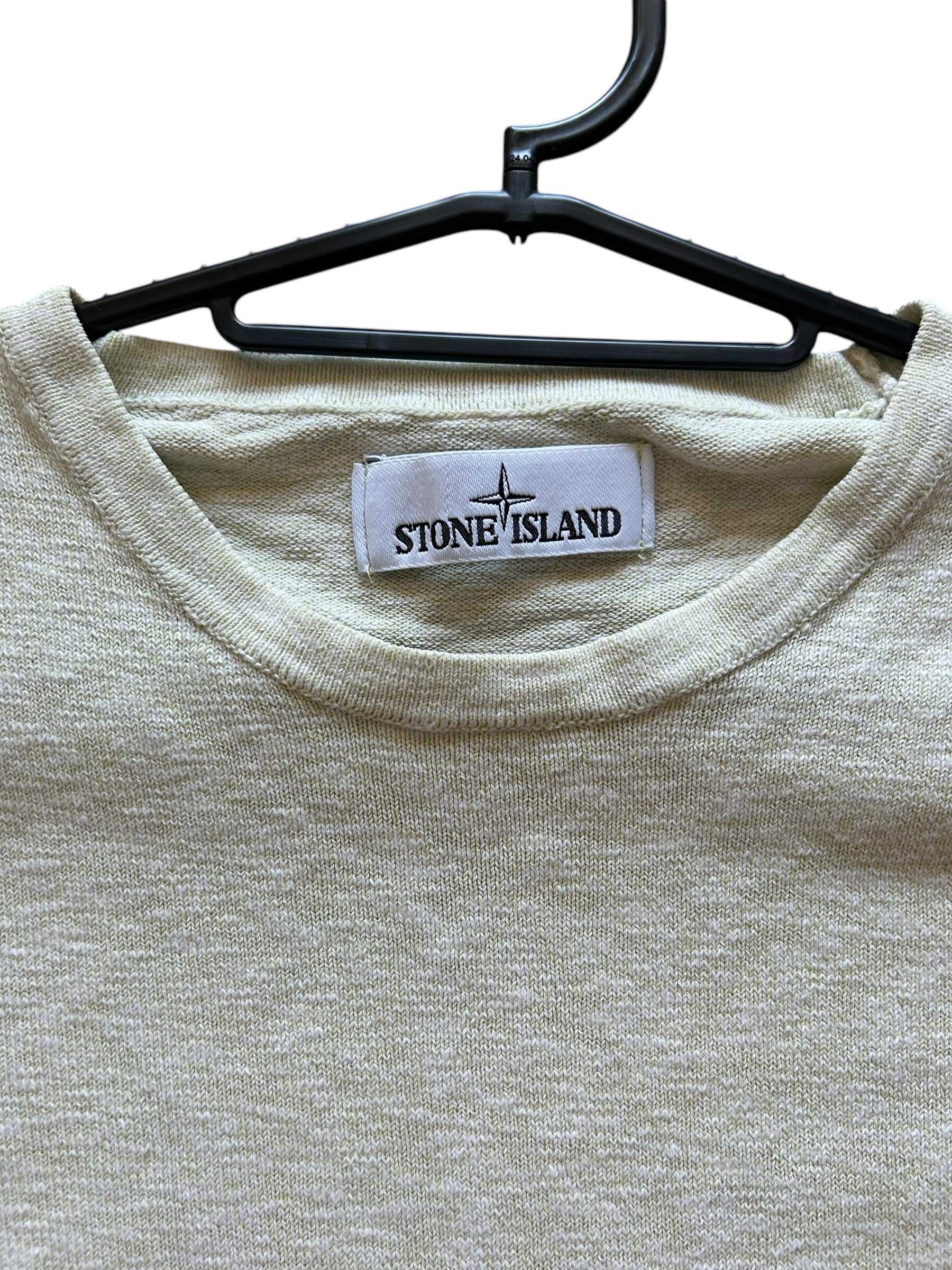 Pull crème Stone Island fin