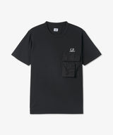 T-Shirt C.P. Company Pocket Logo Noir