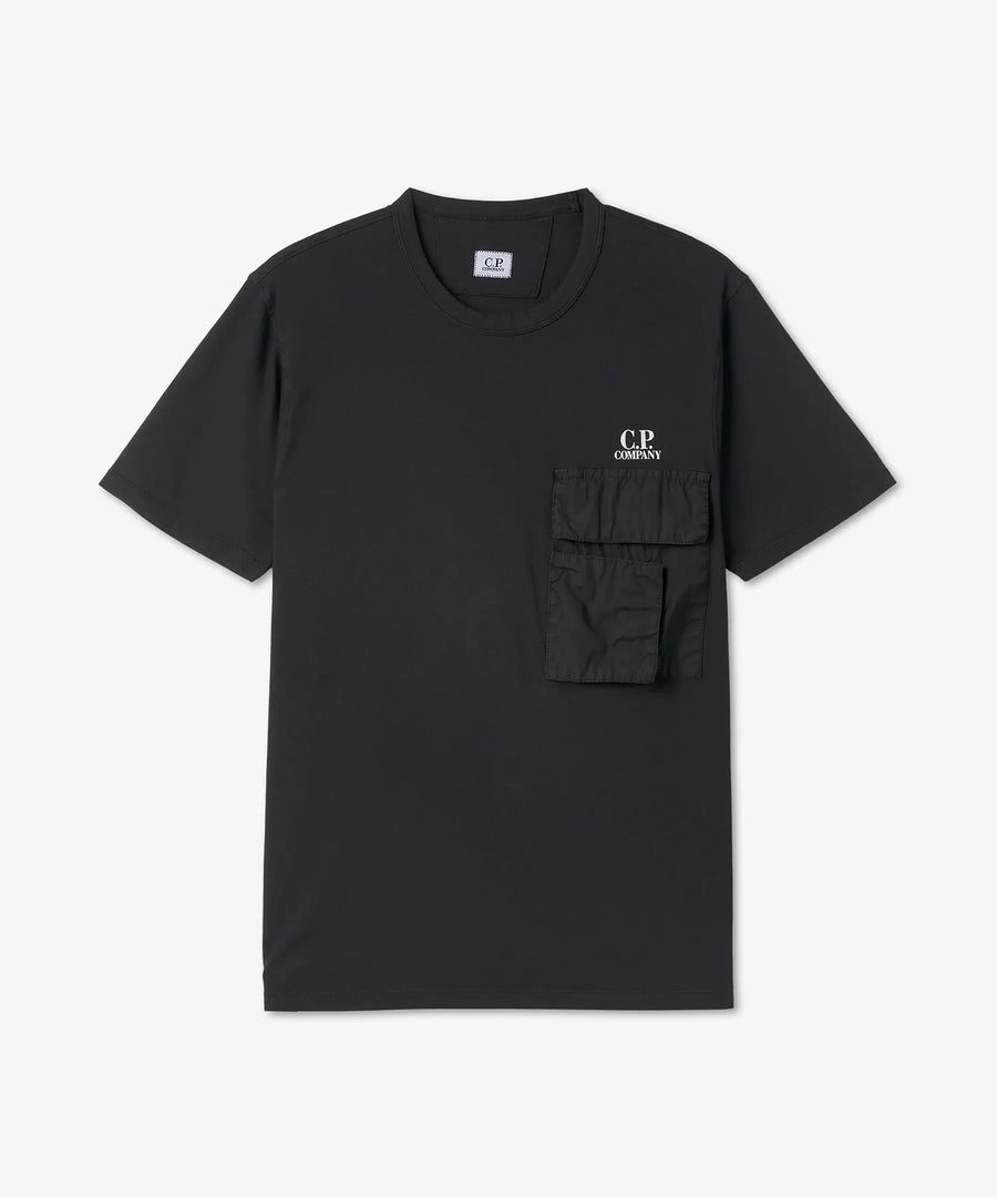 T-Shirt C.P. Company Pocket Logo Noir