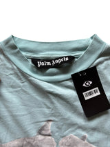 T-shirt Palm angels requin turquoise
