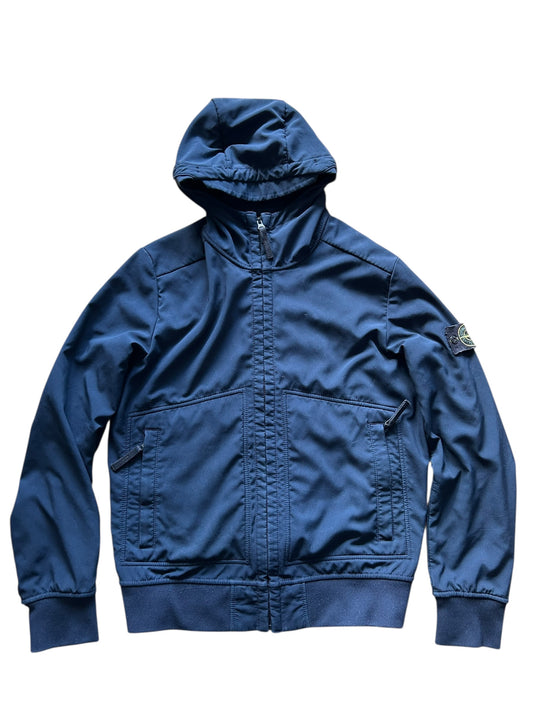 Veste stone Island Shell bleue marine fine
