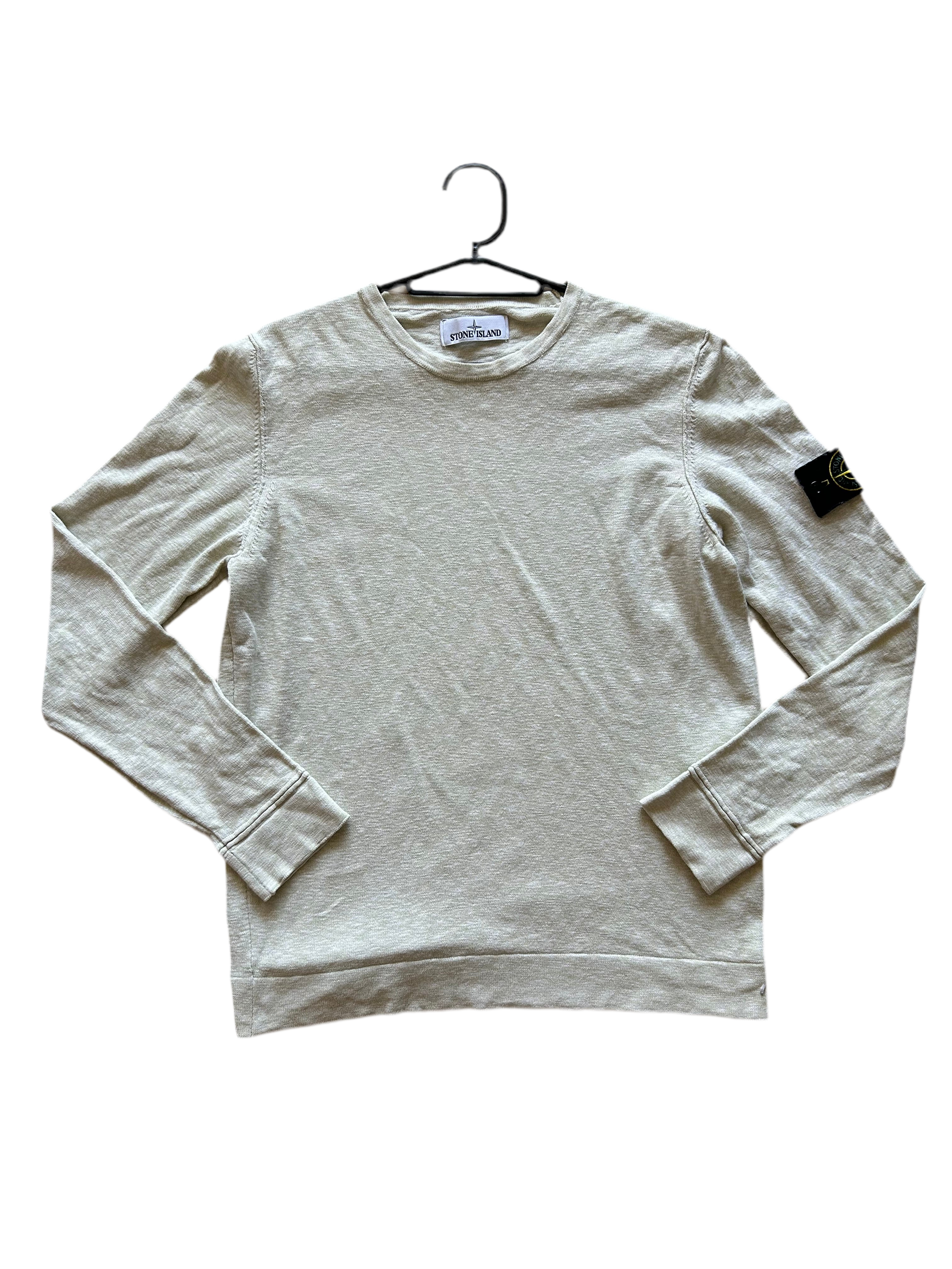 Pull crème Stone Island fin