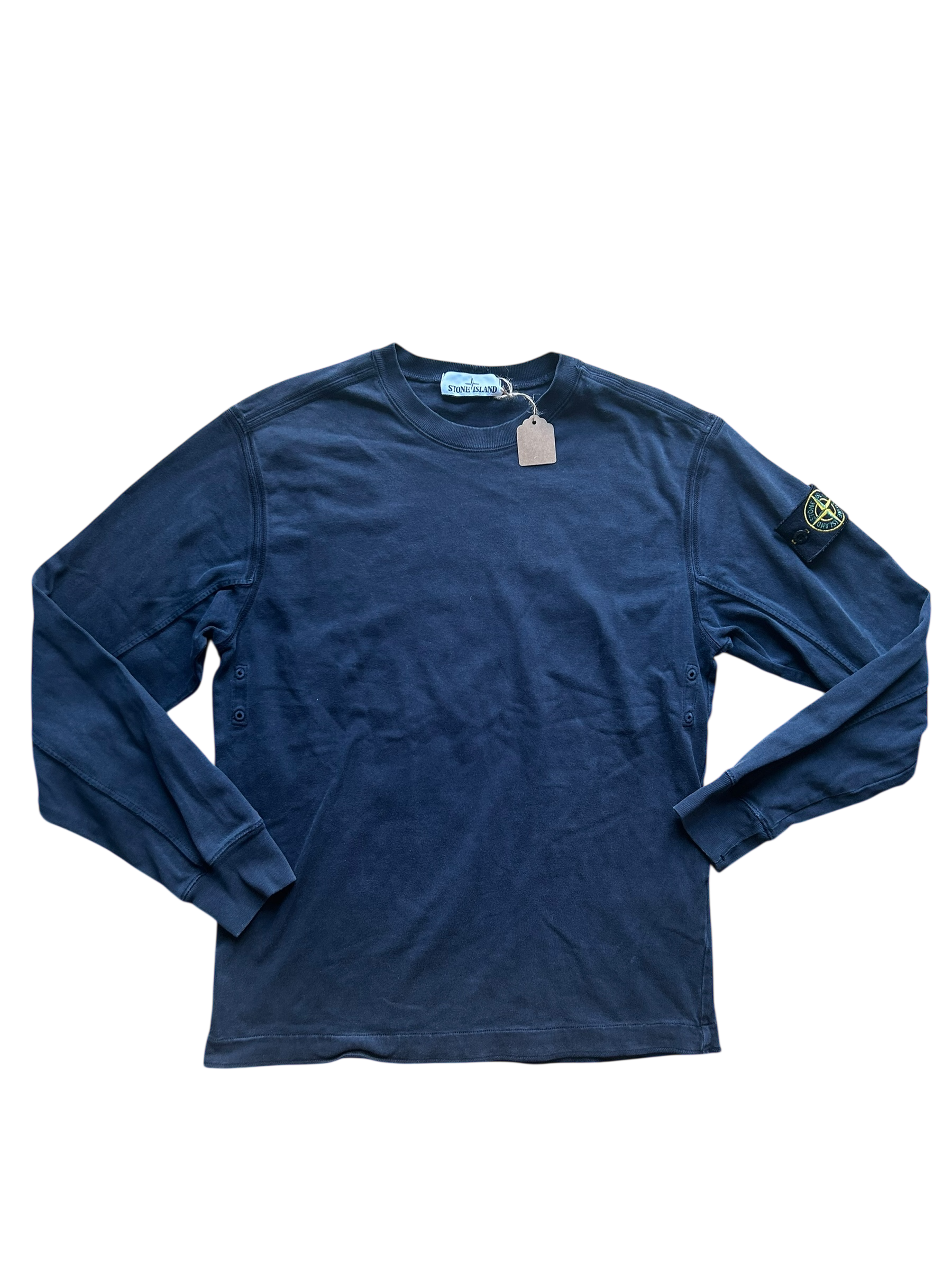 Pull bleu marine fin d’été stone Island