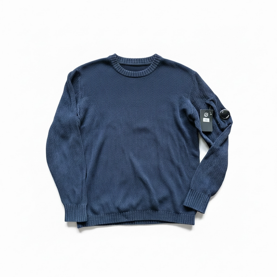 Pull Cp Company Marine Côtelé