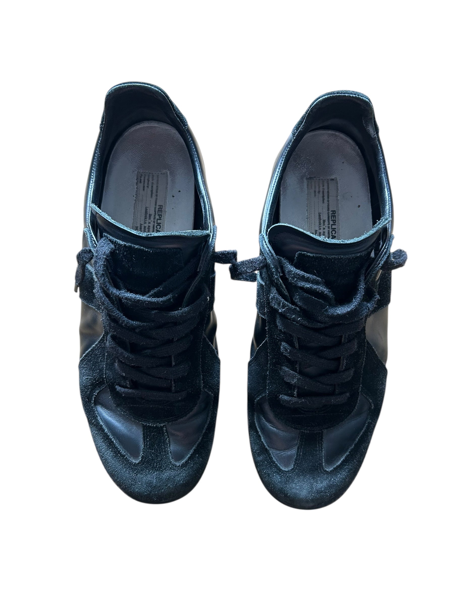 Replica shoes maison margiela gats black