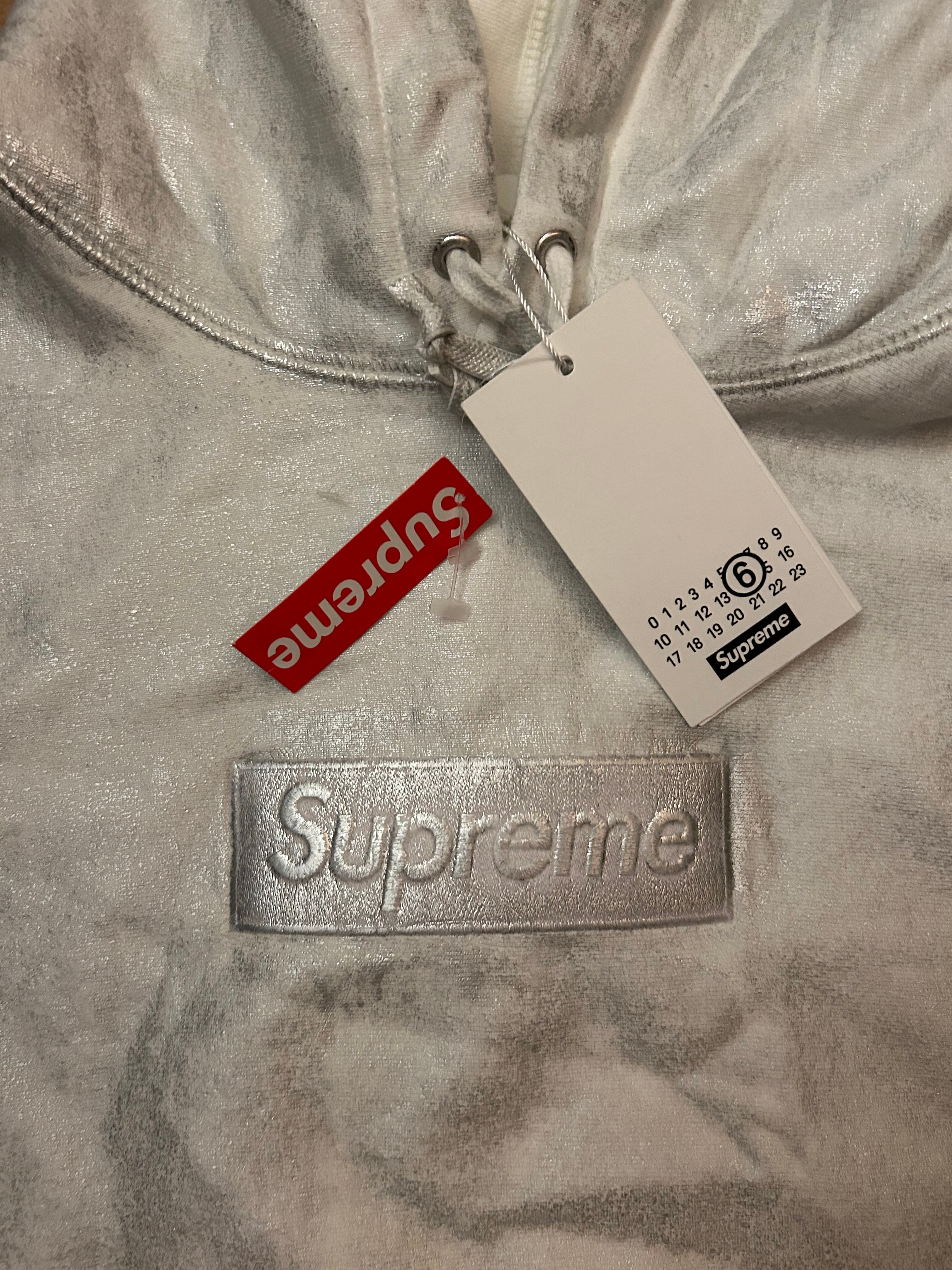 Pull supreme x mm6 blanc neuf