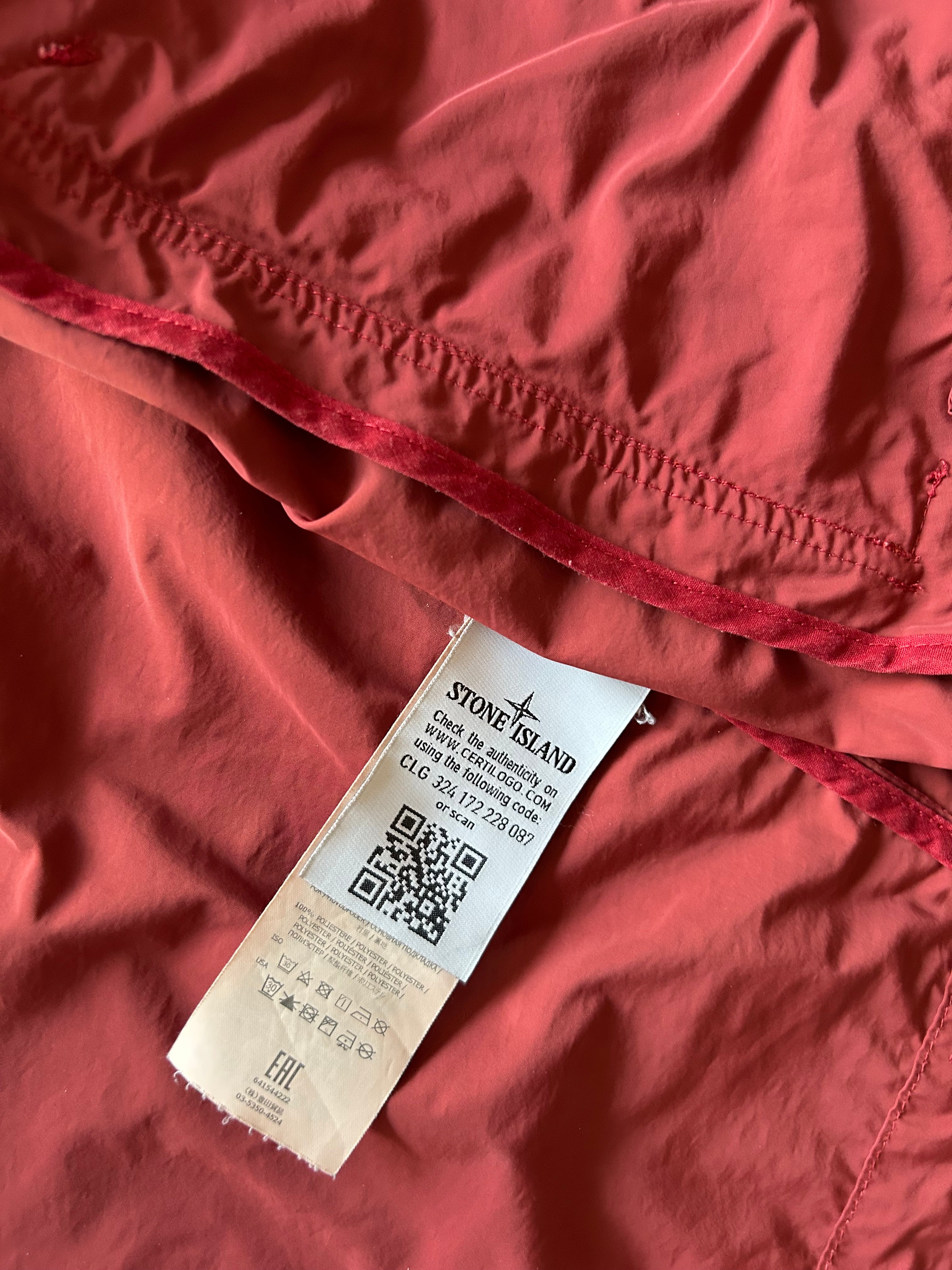 Blouson stone Island rouge tc