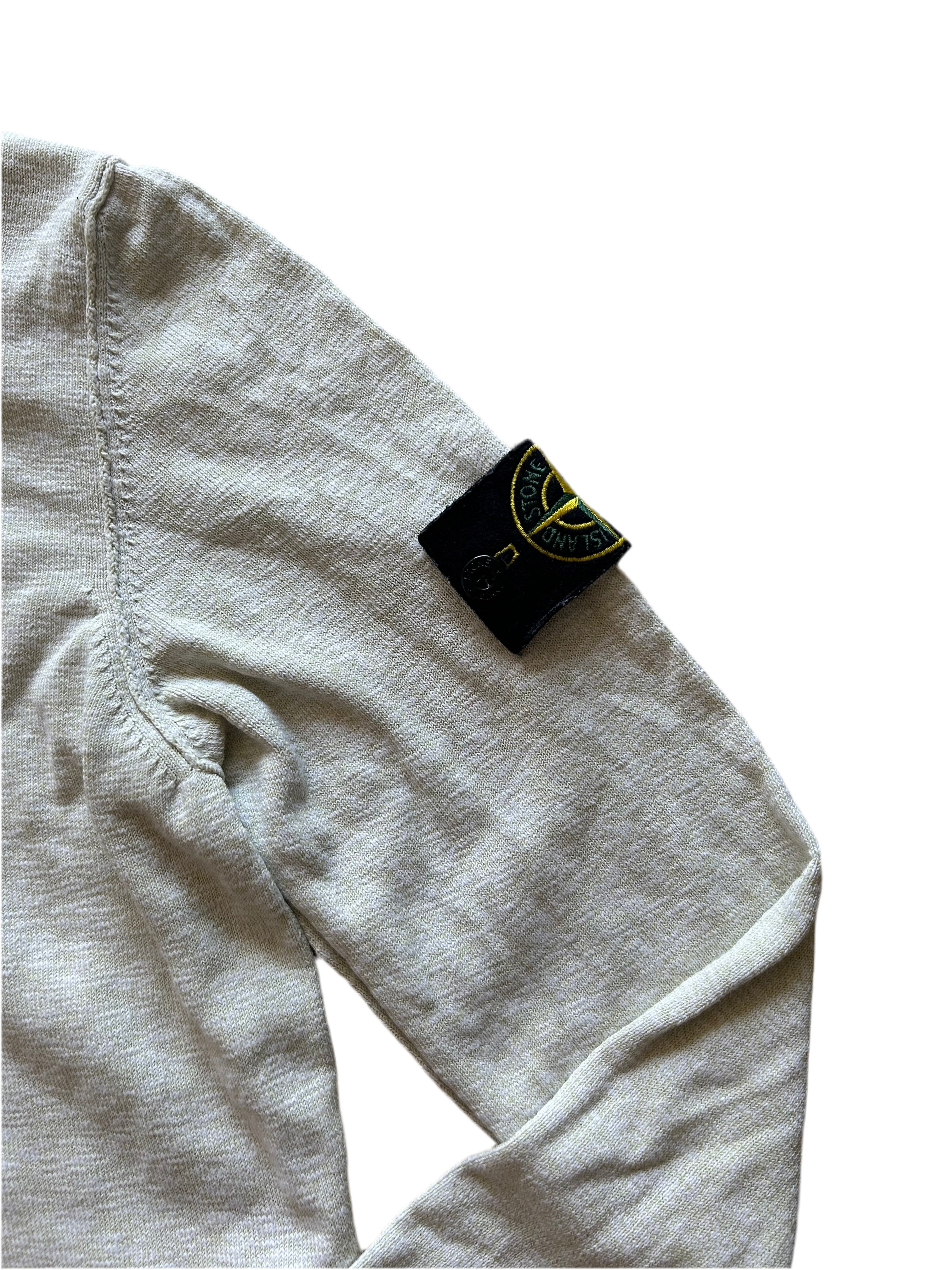 Pull crème Stone Island fin