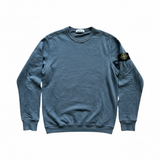Pull Stone Island Gris Bleuté