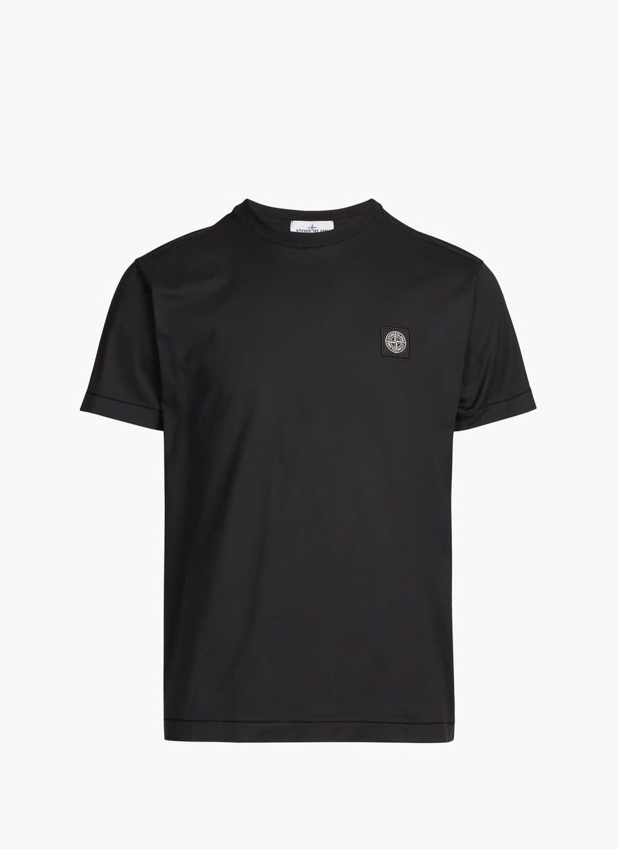 T-Shirt Stone Island Coton Classique Noir