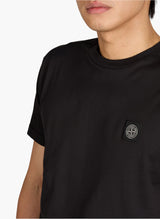 T-Shirt Stone Island Coton Classique Noir