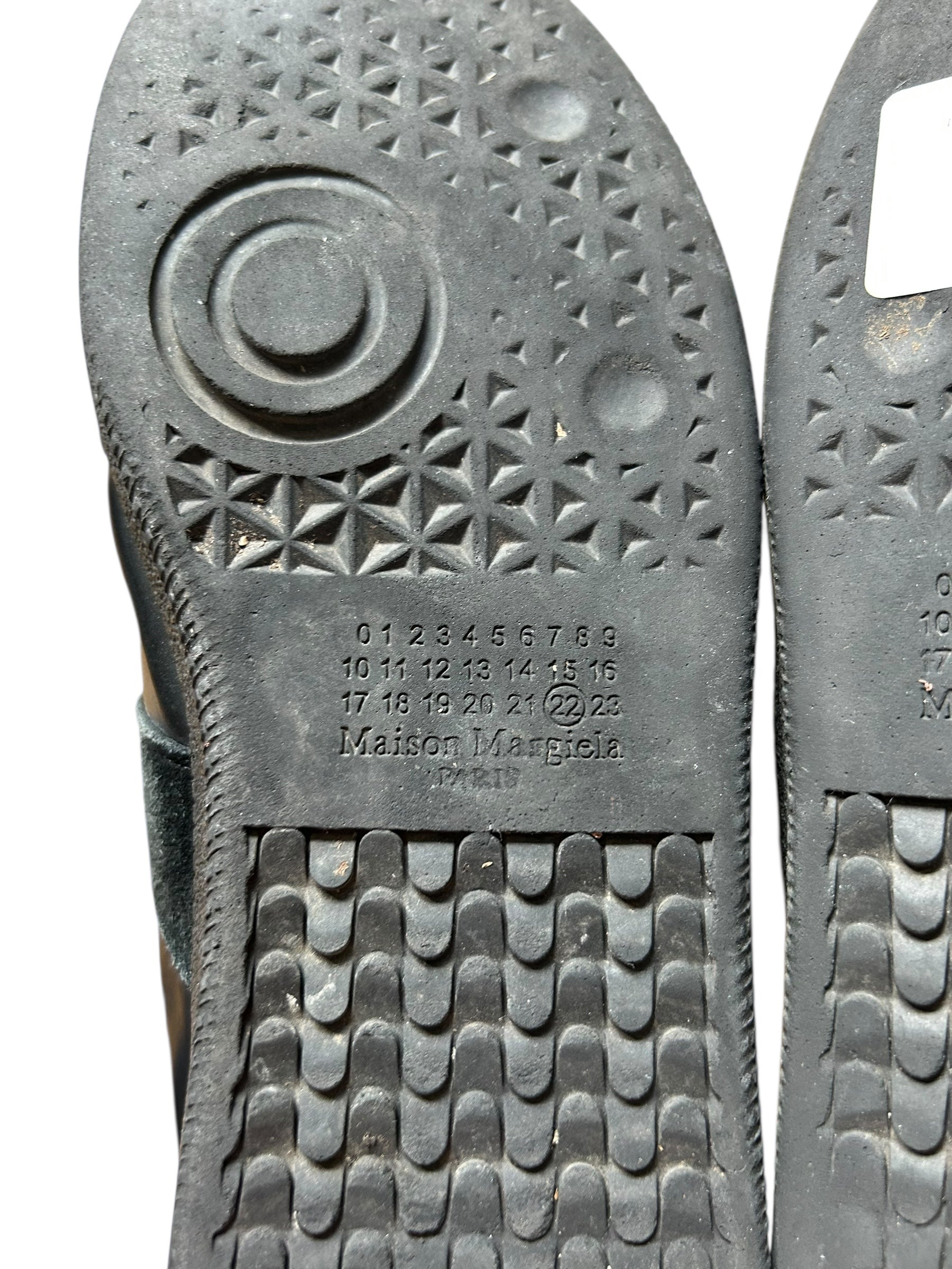 Replica shoes maison margiela gats black