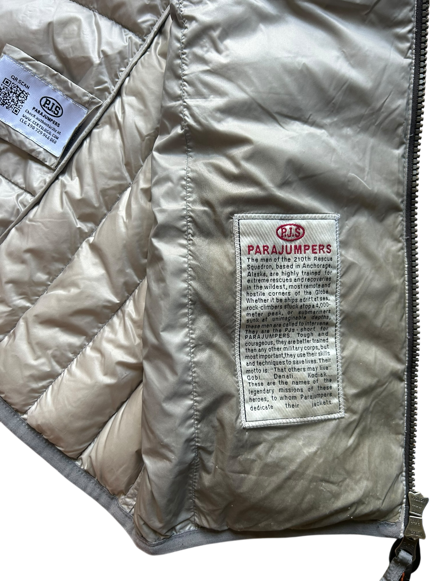 Veste matelassée Parajumper grise
