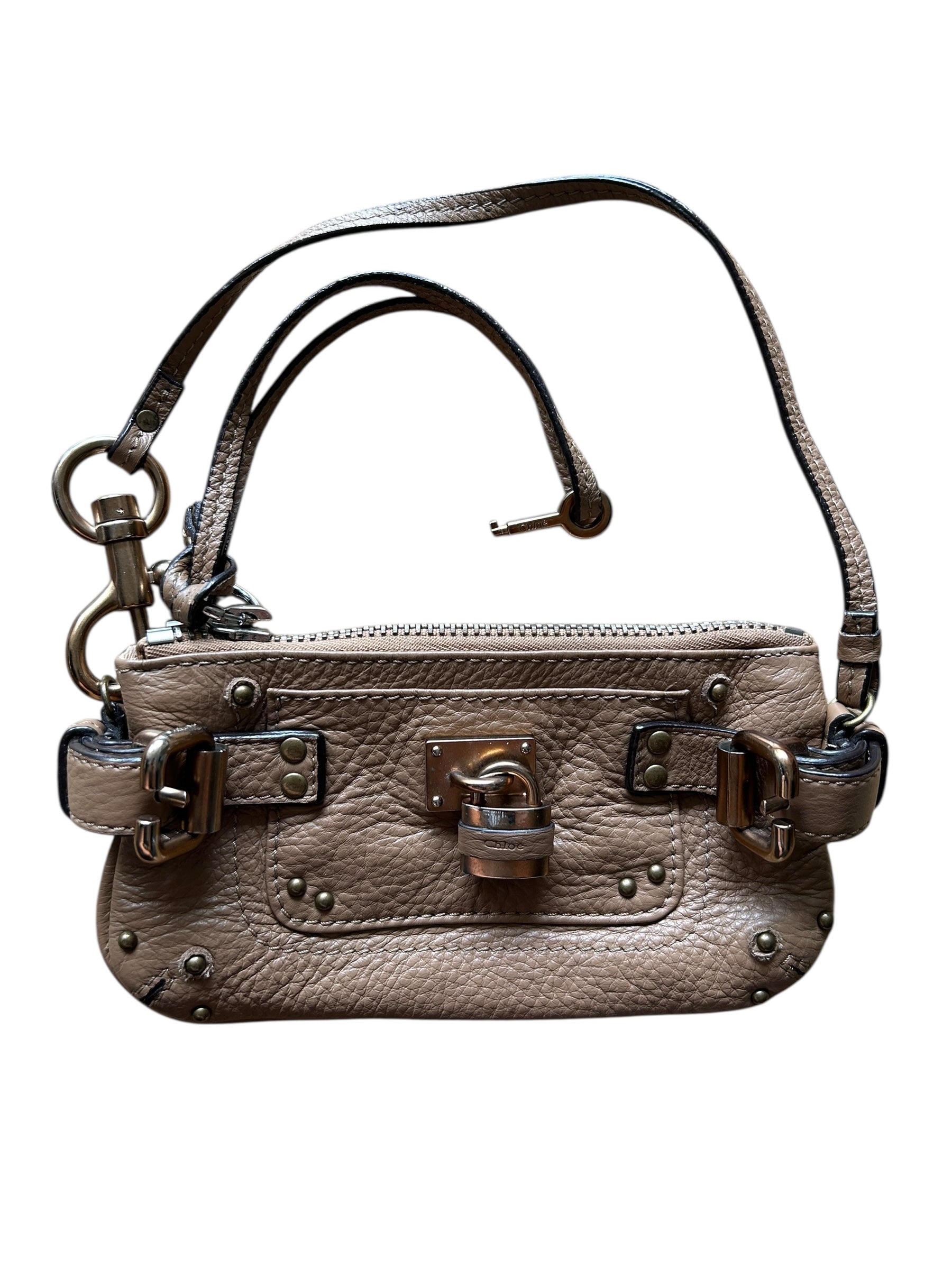 Sac baguette Chloé paddington marron clair