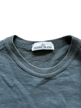 Pull Stone Island Gris Bleuté