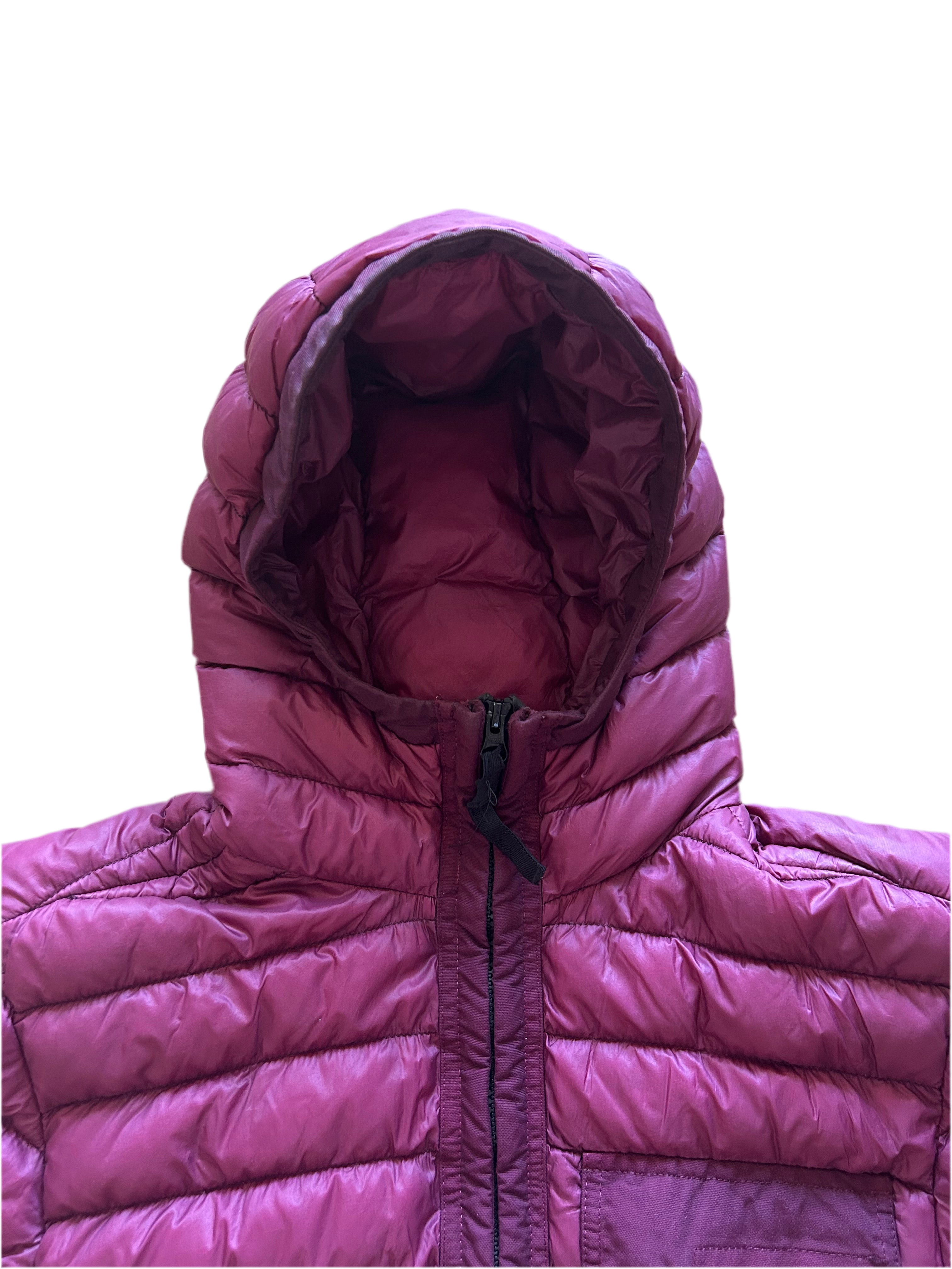 Veste matelassée Stone Island bordeaux/rouge