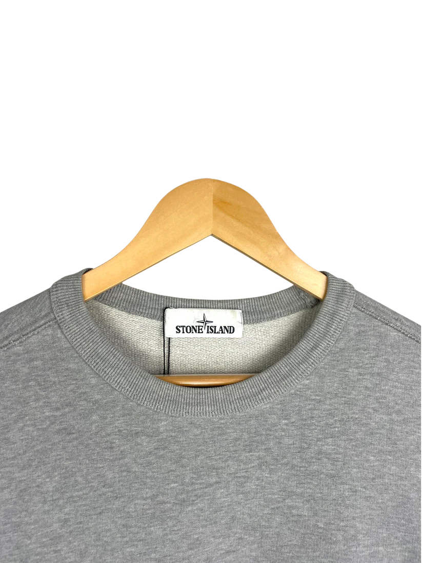 Pull Stone Island Gris Col Rond