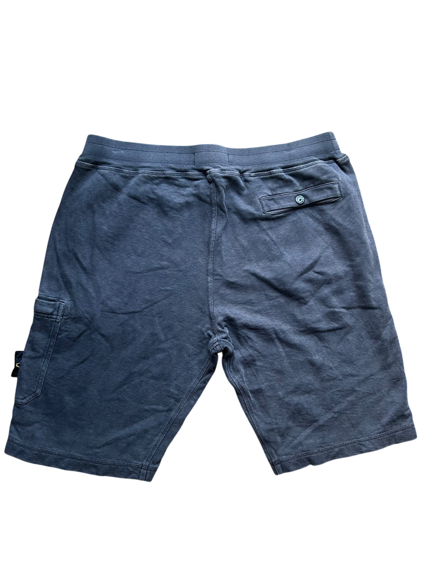 Short en coton stone Island grisé