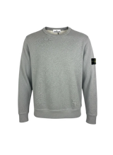 Pull Stone Island Gris Col Rond