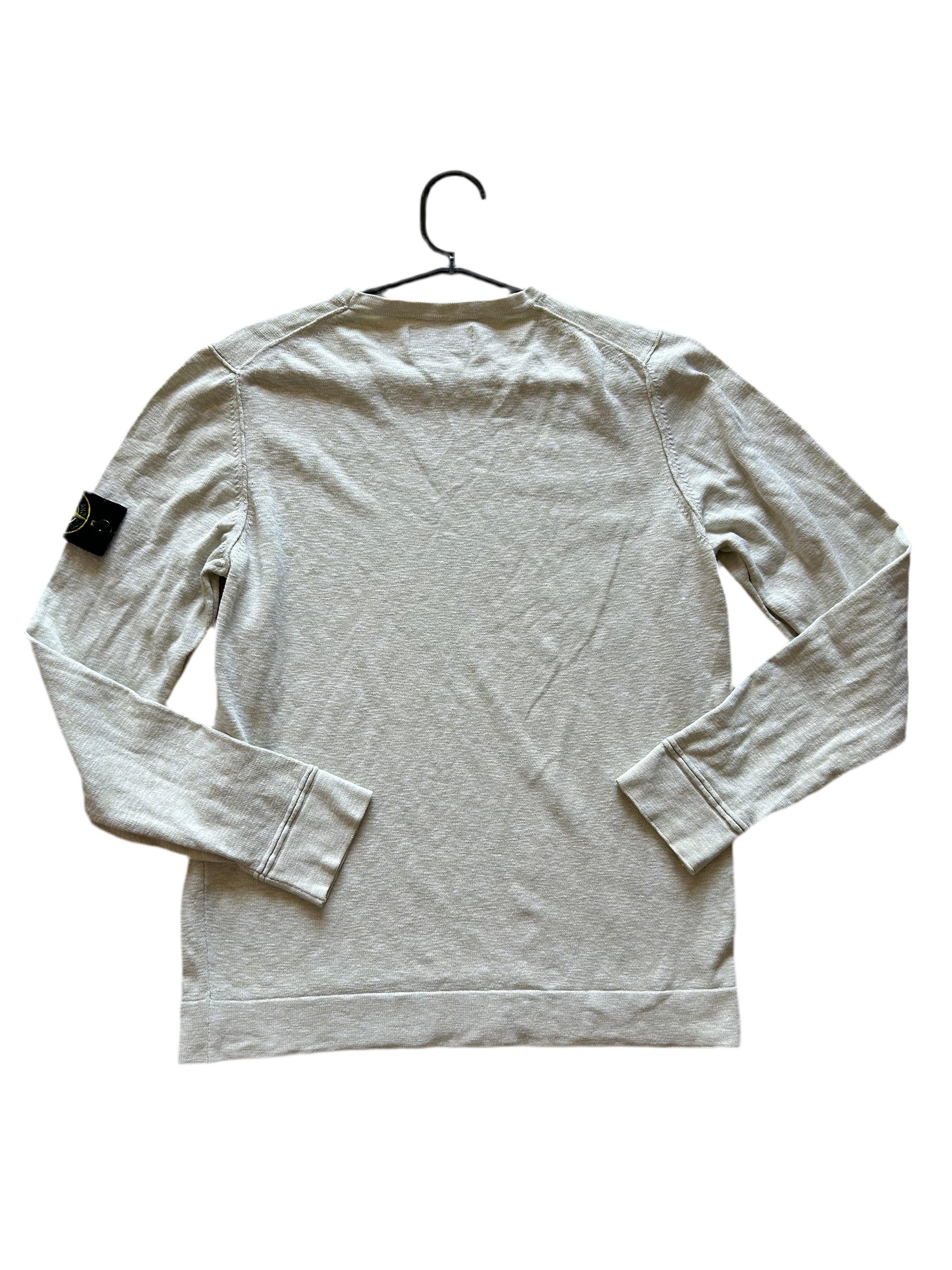 Pull crème Stone Island fin
