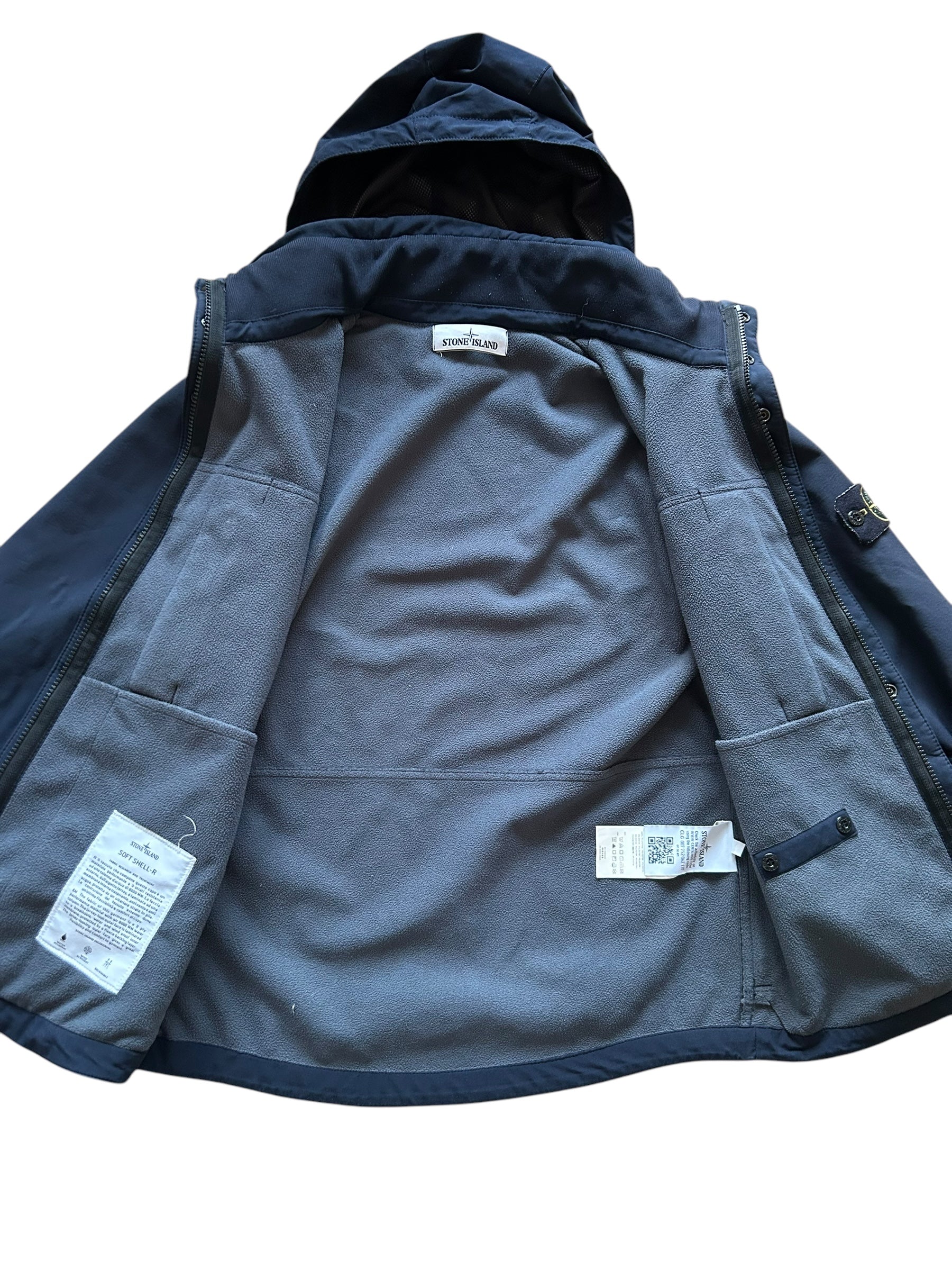 Veste softshell stone Island bleu marine