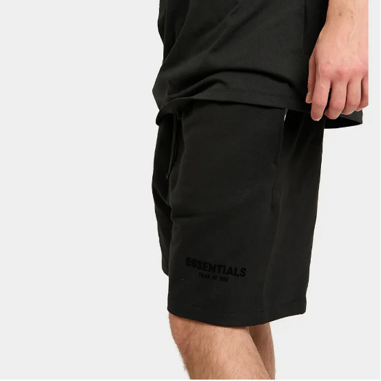 Fear of God Essentials (SS22) Shorts Black Stretch Limo