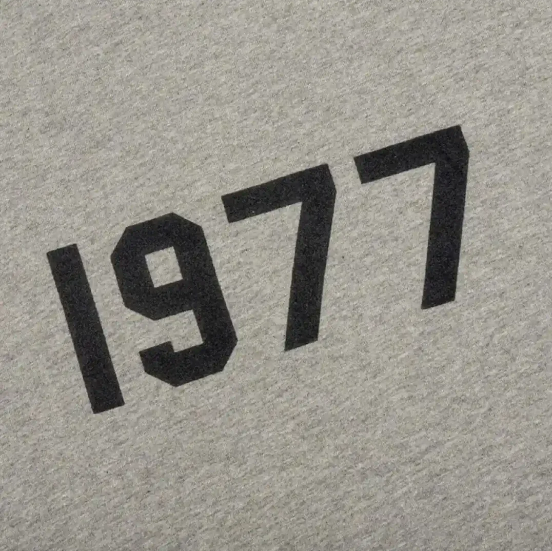 Fear of God Essentials (SS22) T-Shirt Dark Oatmeal 1977