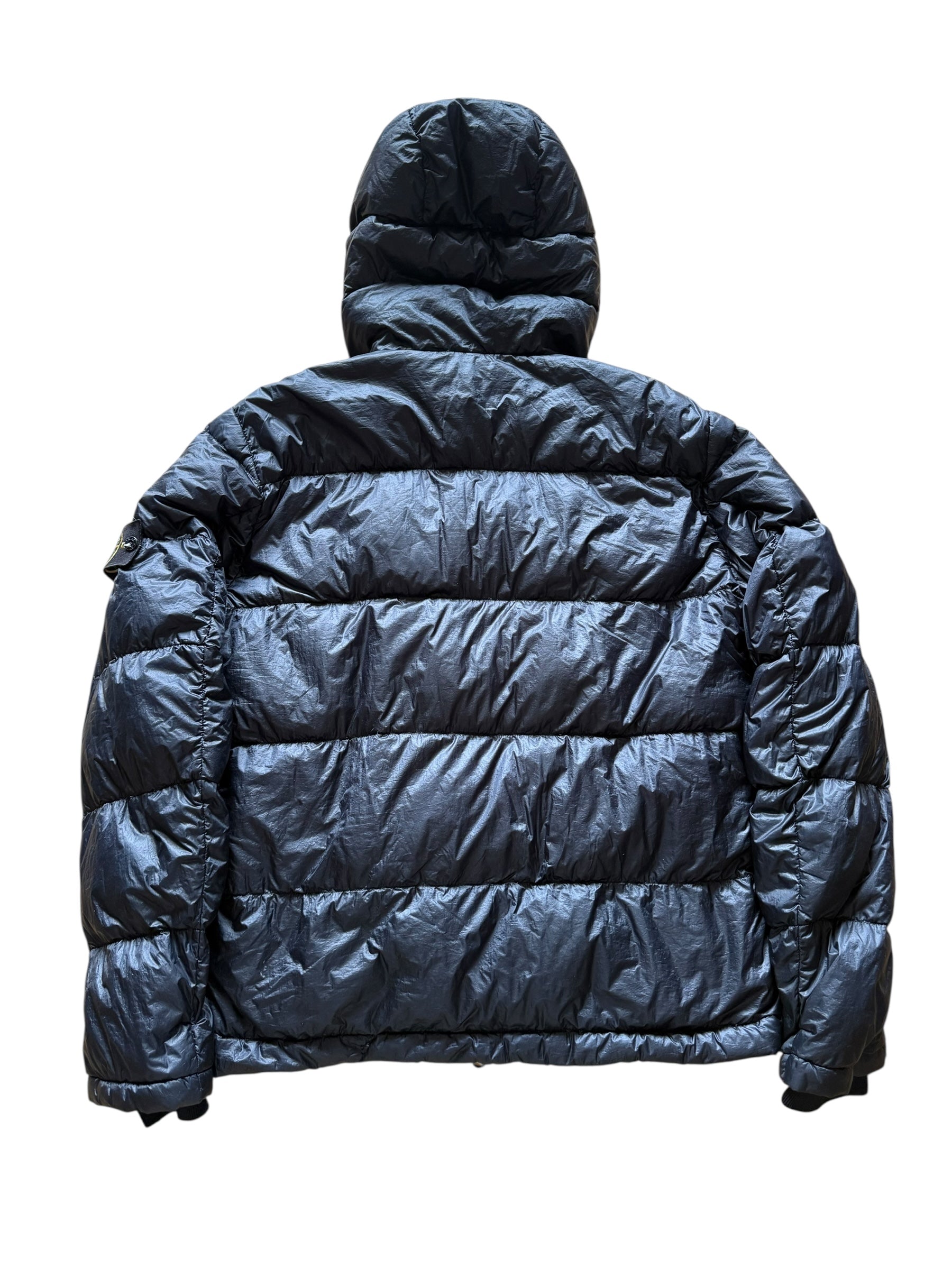 Doudoune Stone Island marine down jacket avec boutons et zip