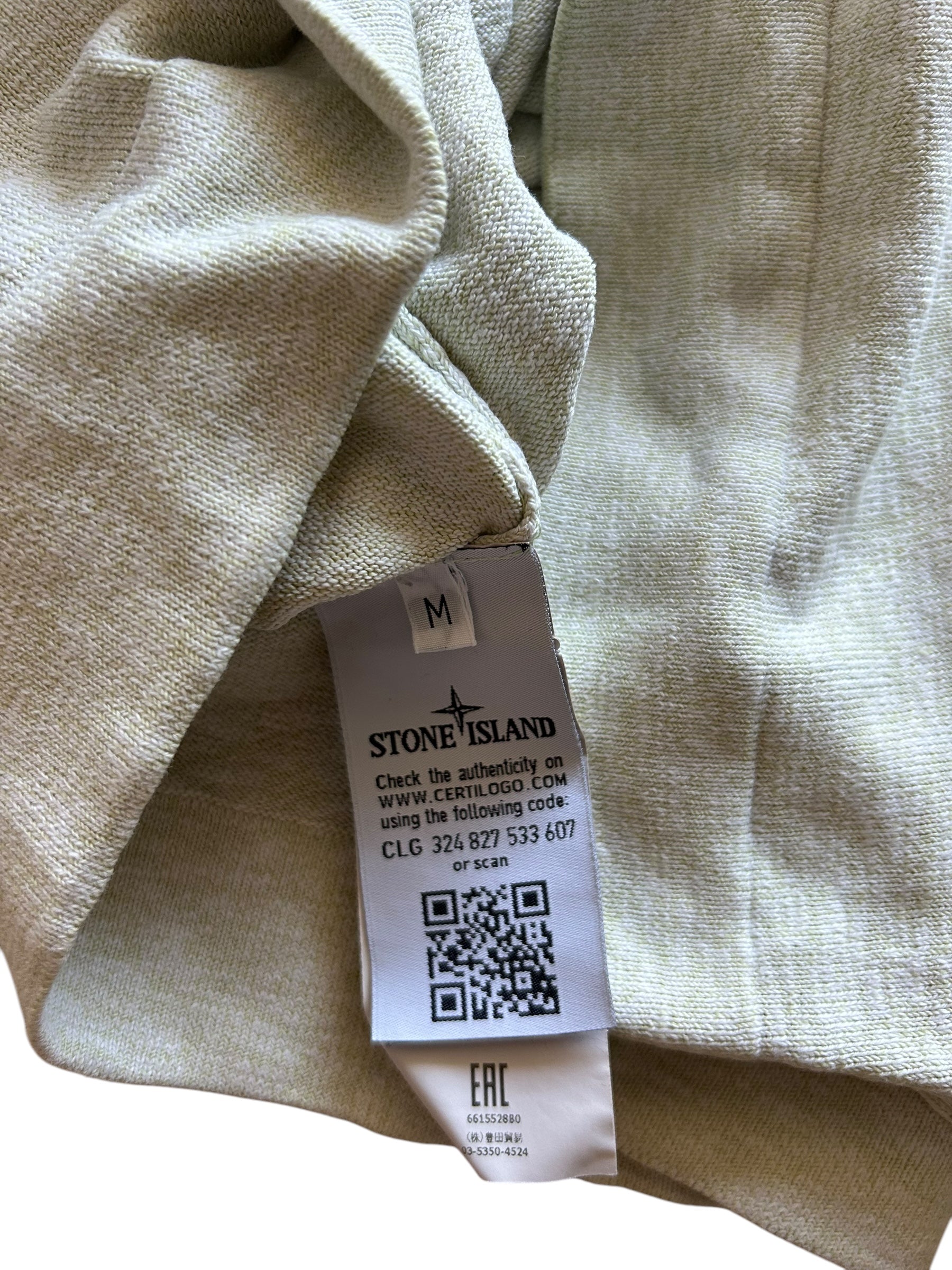 Pull crème Stone Island fin