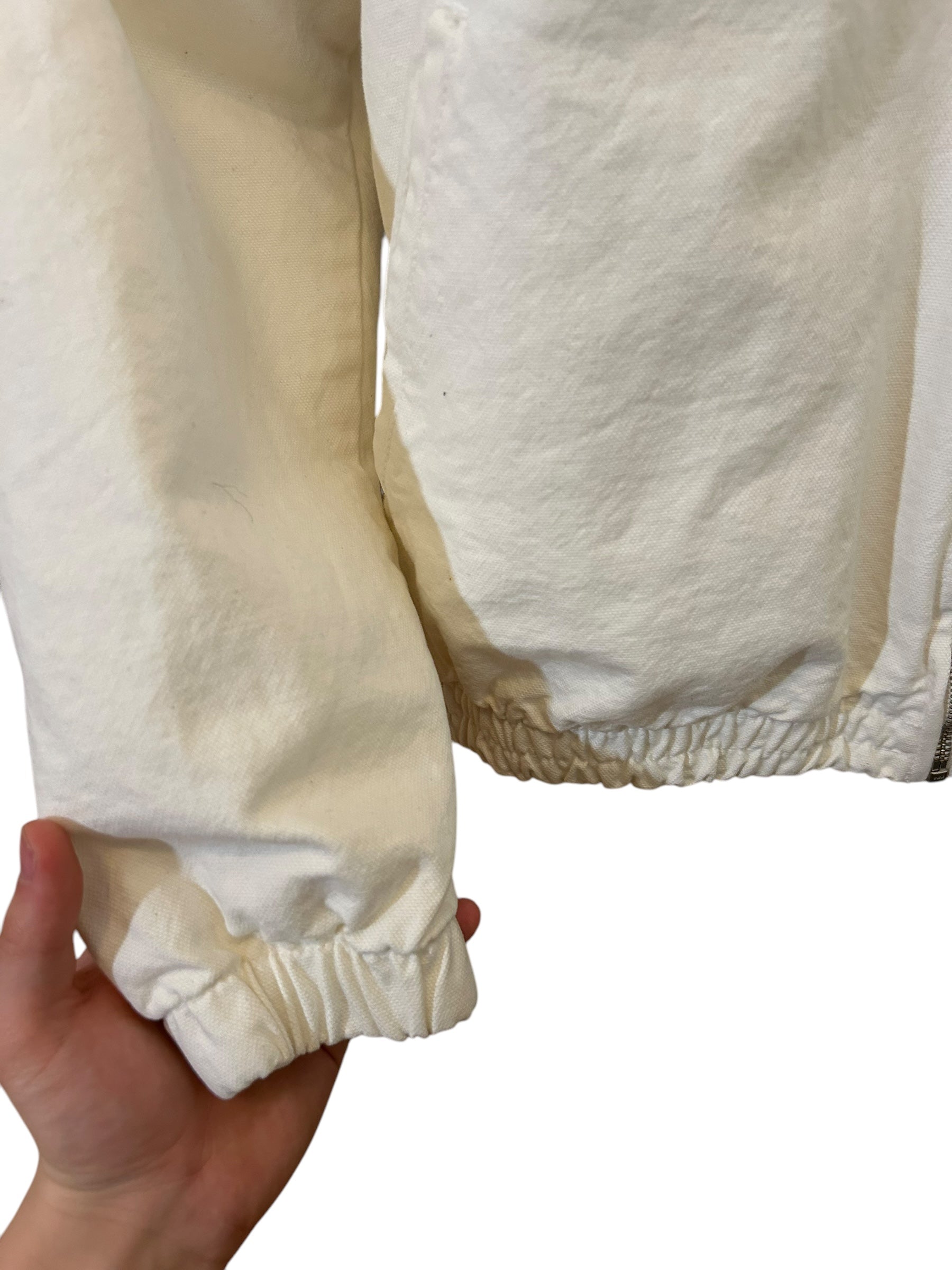 Arte embroidery collar jacket canvas