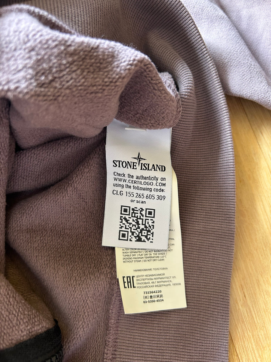 Pull Zip Stone Island Mauve