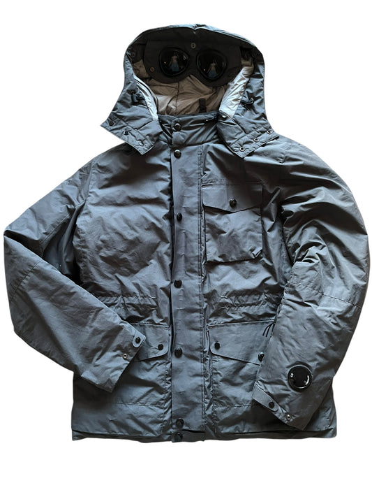 Doudoune Cp Company gris avec google