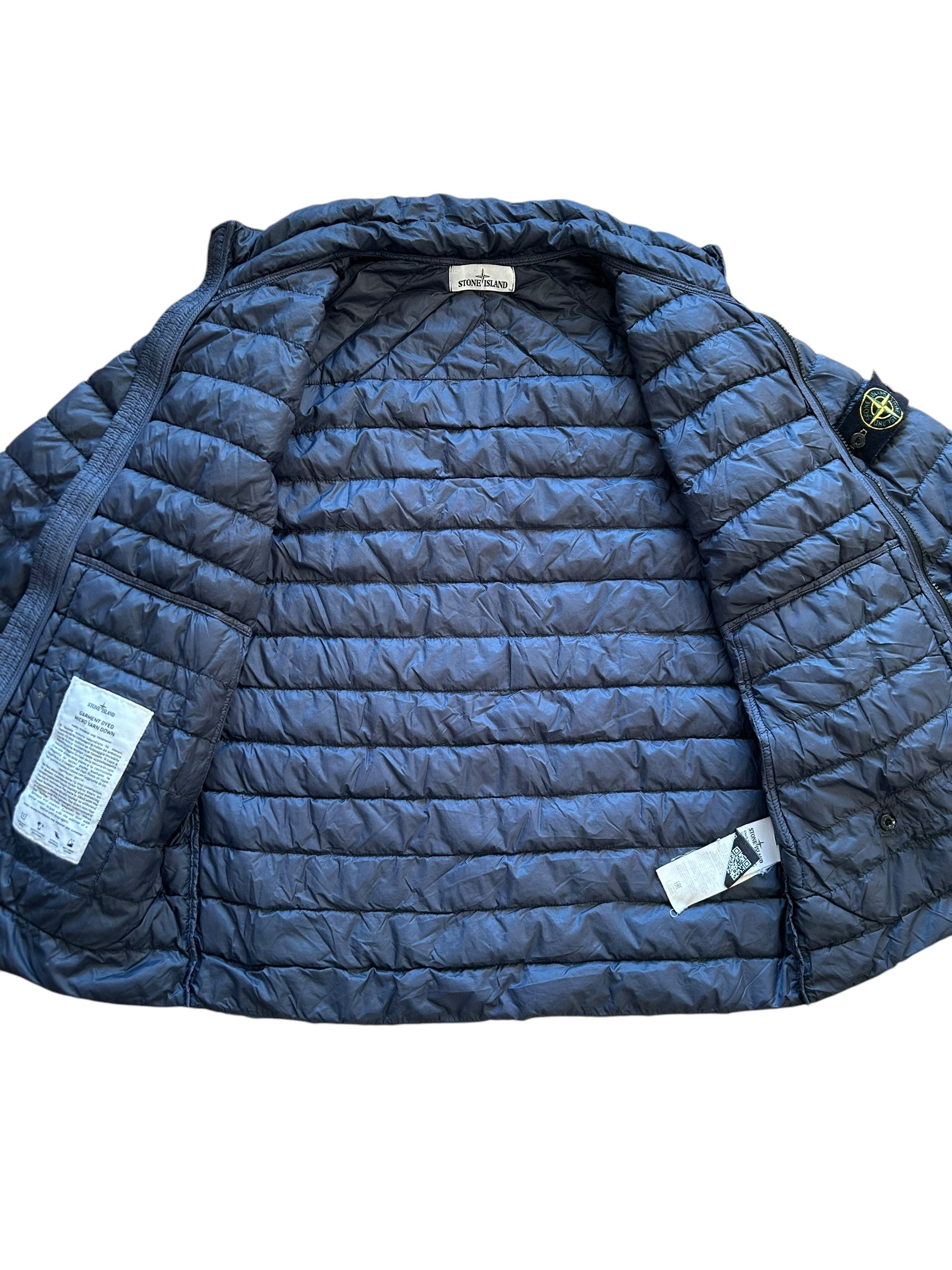 Veste matelassé stone Island bleu