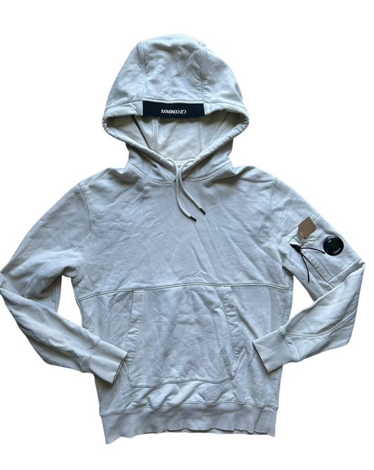 Pull capuche blanc Cp company
