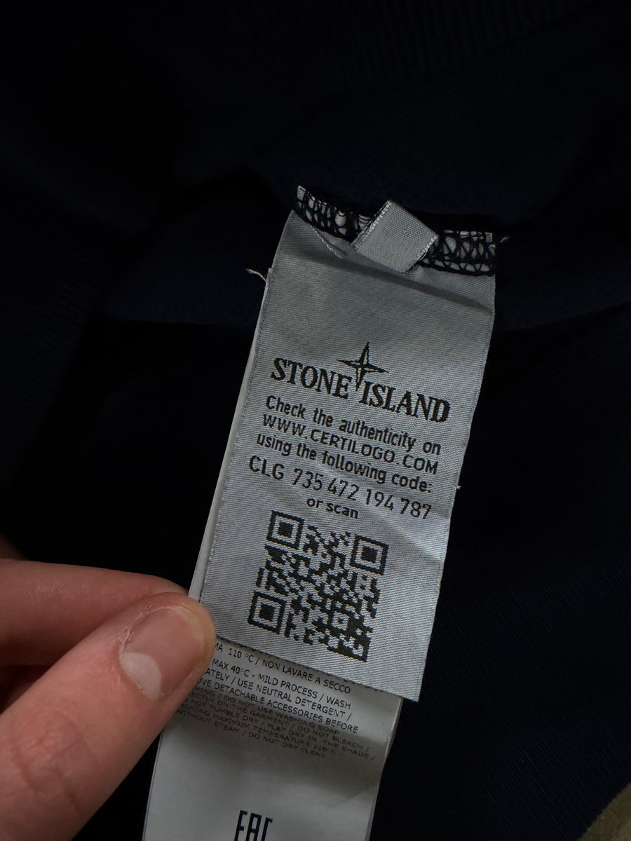 Pull Stone Island Bleu
