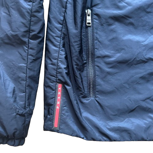 Veste prada nylon bleu nuit