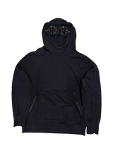 Sweat à Capuche Goggle C.P. Company - Bleu Marine