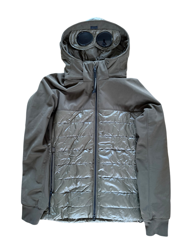 C.P. Company - Veste Bi-Matière Kaki