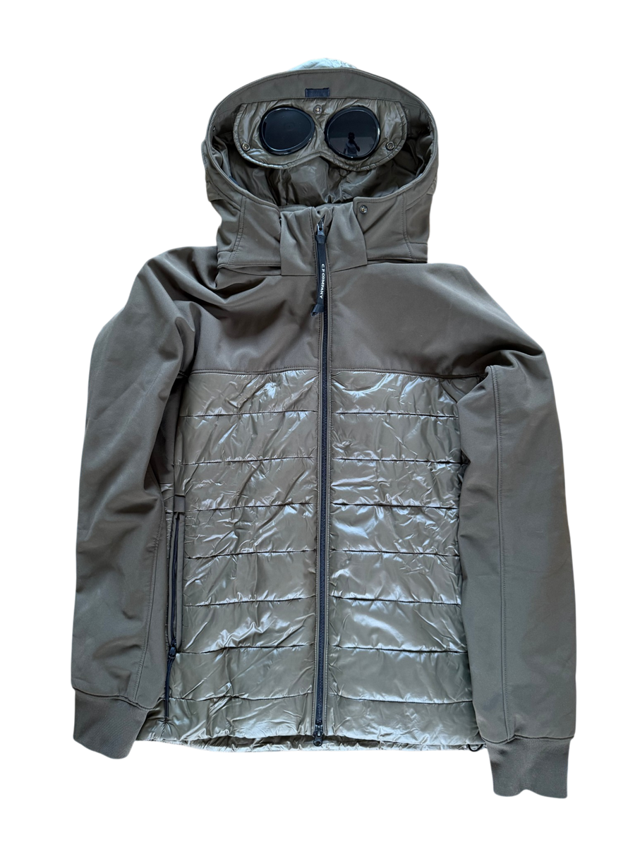 C.P. Company - Veste Bi-Matière Kaki