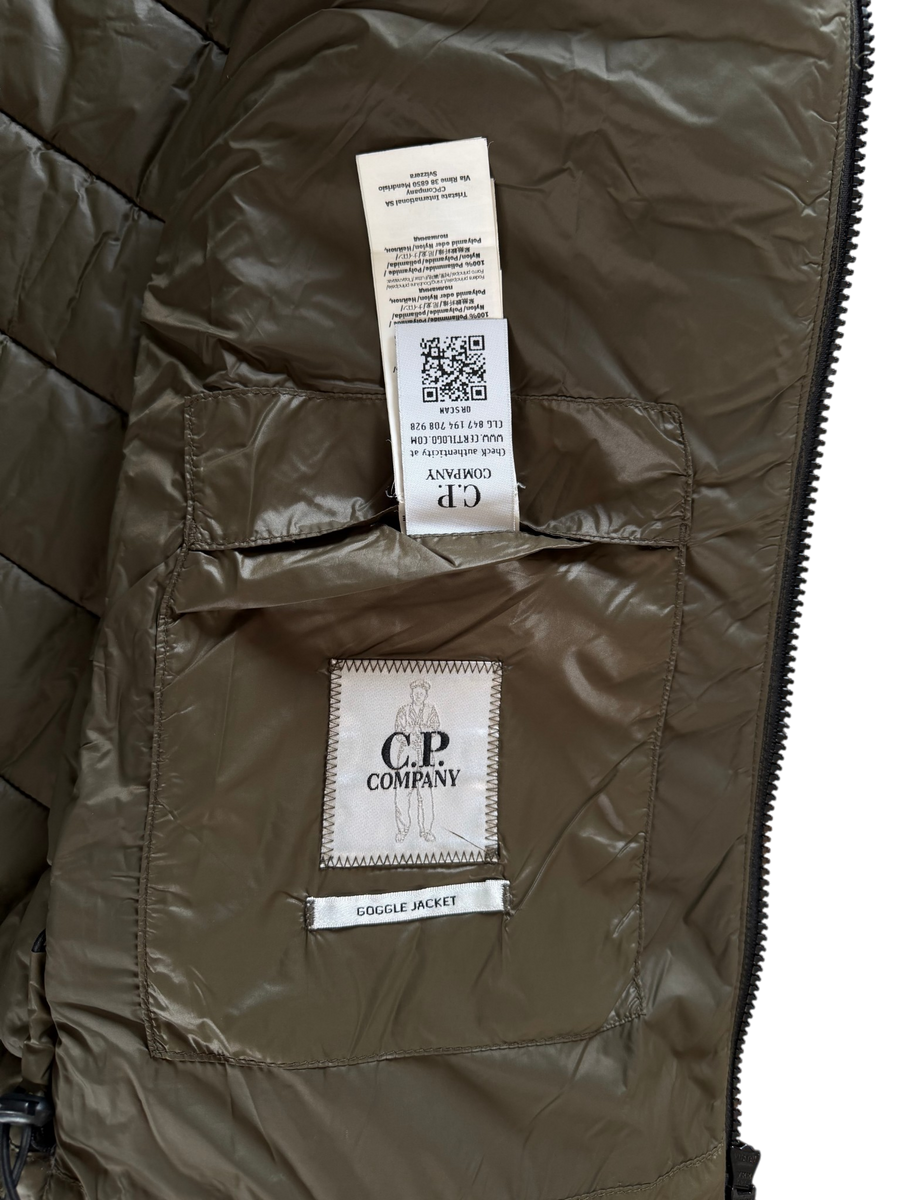 C.P. Company - Veste Bi-Matière Kaki