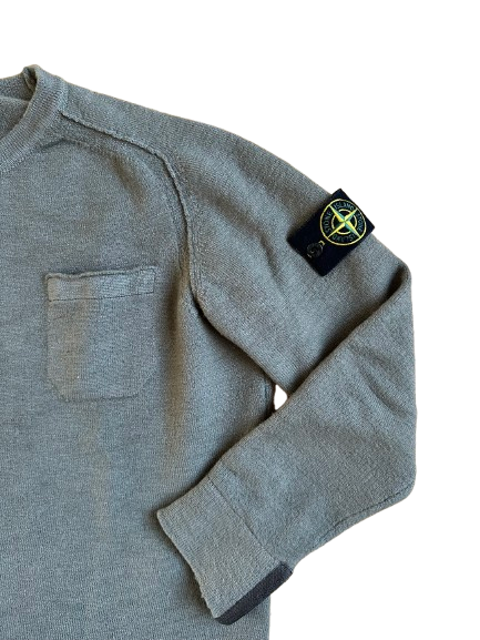 Pull Stone Island Kaki Laine