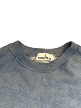Sweat Stone Island Dust Colour Treatment Gris/Bleu